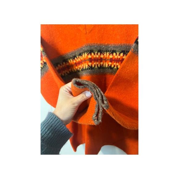 Eddie Bauer Southwest Lambswool Burnt Orange Women’s Medium - Picture 4 of 7